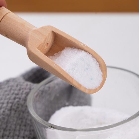 Wooden Bath Salt Spoon Natural Wood Multifunctional Scoop Ergonomic Handle Beech Kitchen Spoon for