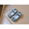 Mädchen Prinzessin Schuhe Frühling und Herbst Neu Strass Mode Schleife Baby Mädchen Kristallschuhe Weiche Sohle Elsa Einzelne Schuhe