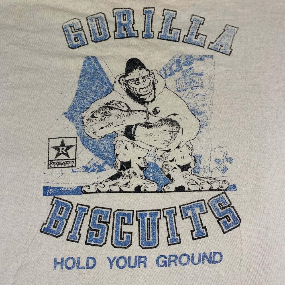 Винтажная футболка Gorilla Biscuits Hold Your Ground Все размеры S-4XL BT238 Унисекс футболка S