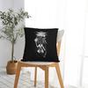 Darkthrone Logo Norwegian Black Metal Band  Square Pillowcase Pillow Cover Cushion Throw Pillow for Home Bedroom Car