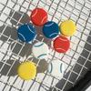 8Pcs Tennis Racket Vibration Dampener Soft Silicone Racquet Shock Absorbers Ball Shape Silicone Tennis String Dampene