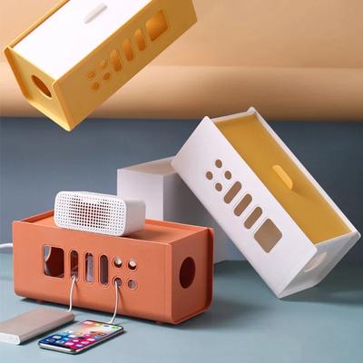 Cable Storage Box Multifunctional Power Board Wire Management Socket Wire Case Home Room Safety Network Line Storage Bin