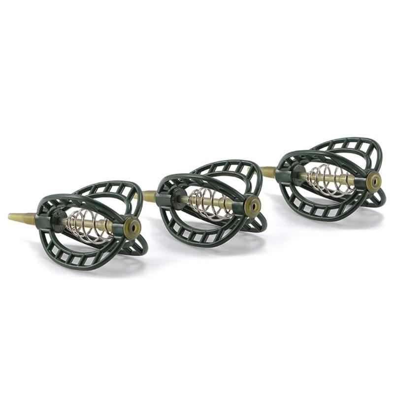 Spring Feeder Baits Cage Baits Holder Baits Cage Spring Fishing Feeder Cage Holder Fishing Tackle Equipment Accessory