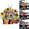 Wild West Floral Gift For Horse Lovers Vintage Cowboy Car Decoration Hanging Ornament