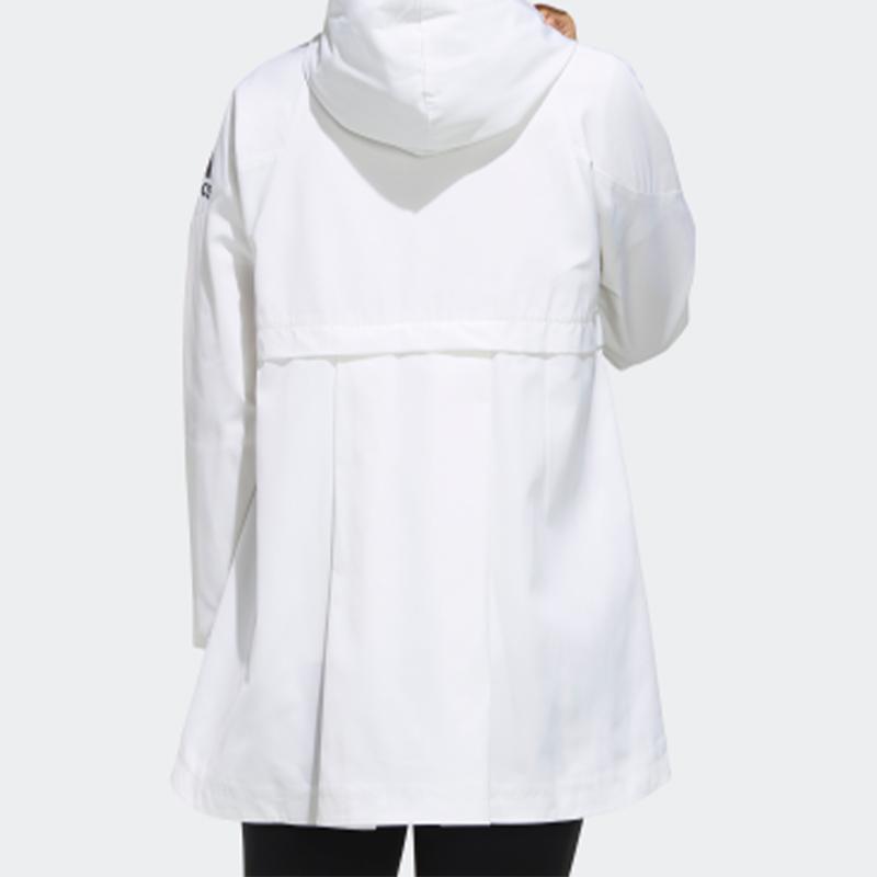 adidas Wb Alphabet Logo Print Hooded Jacket White FM9251