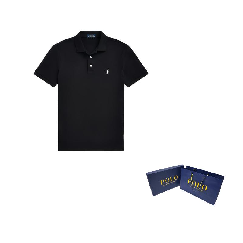 Polo Ralph Lauren FW24 Polo Shirt Men's Black MNPOKNI1N822990-001
