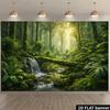 2D Jungle Waterfall Backdrop for Nature, Bohemian and Forest Themed Photography