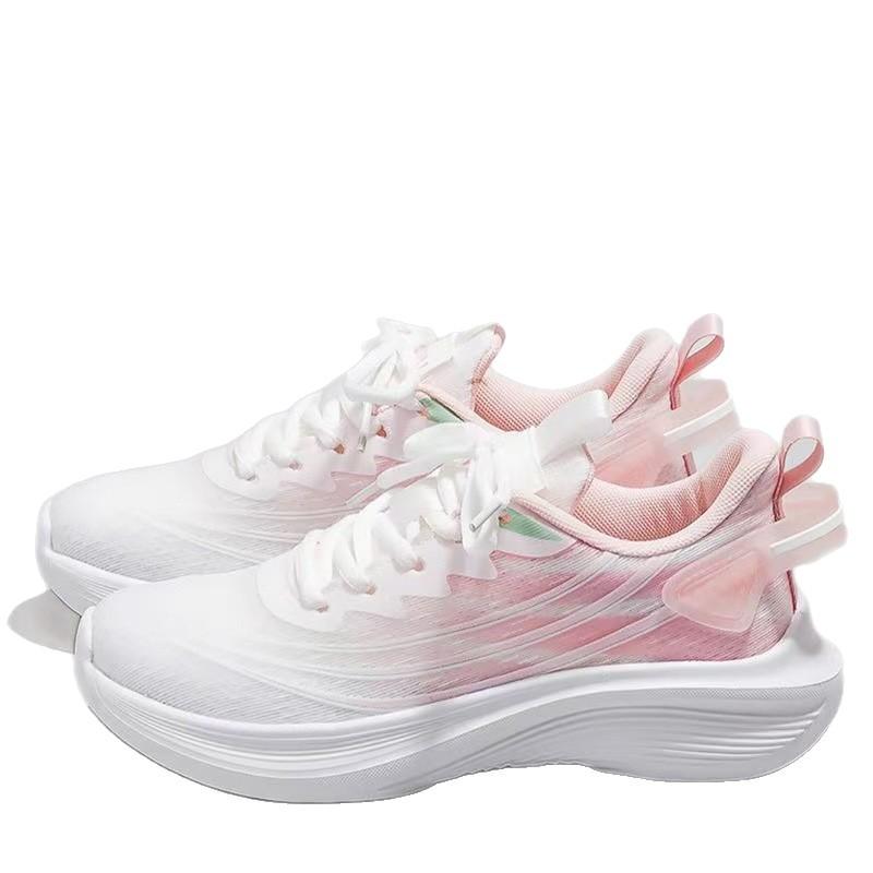 Summer breathable new fly-woven mesh sneakers lightweight running versatile student running sneakers women's shoes