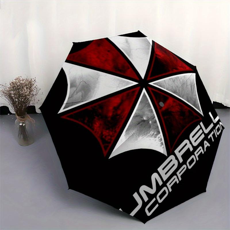 Umbrella Corporation Logo Aufkleber - Offizielles MerchandiseUmbrellaTragbarer 3-fach Kompakter Regenschirm für Damen & Herren Geschenk