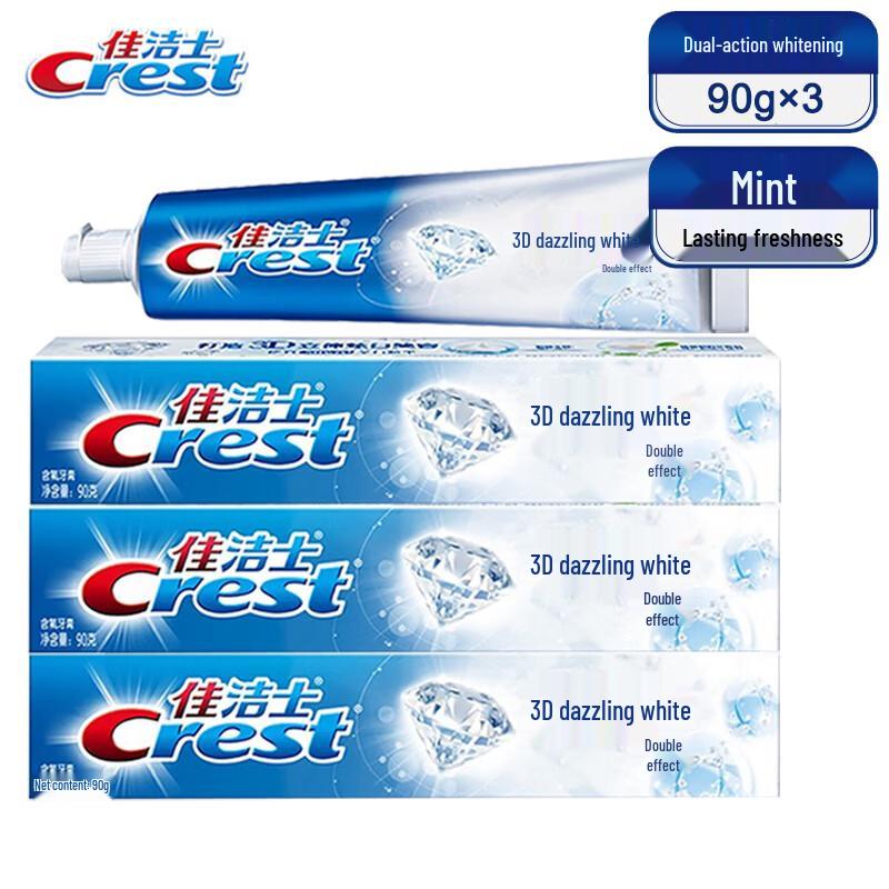 

Crest 3D White Dual Action Whitening Toothpaste