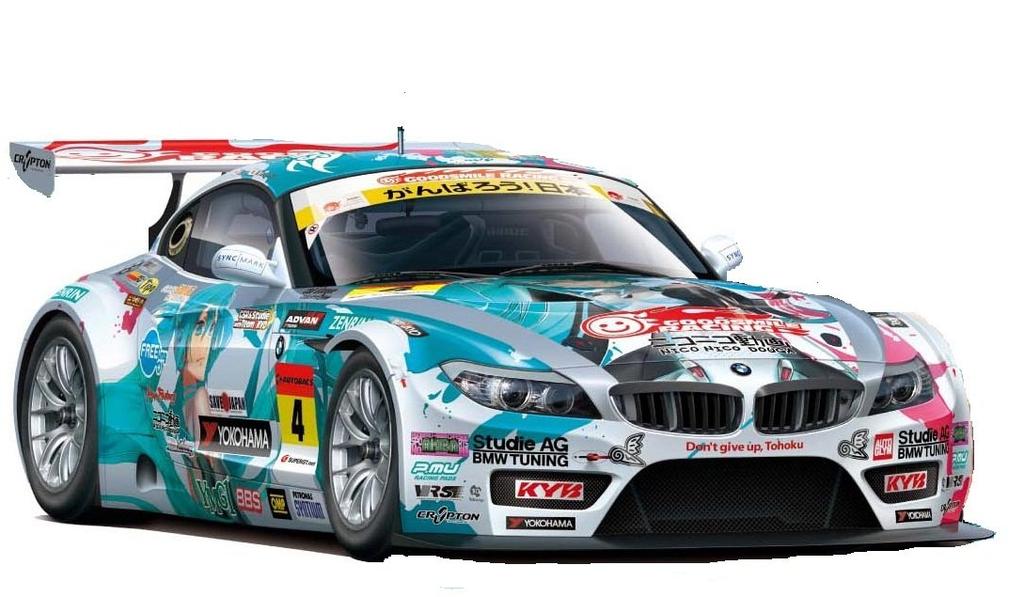 Hatsune Miku Good Smile BMW Z4 GT3 1/24