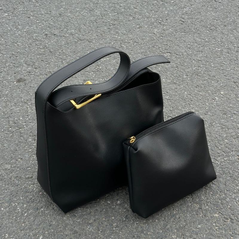 New Fashionable Versatile Bucket Large Capacity Simple Casual Two-piece Set Mother and Child Bag Shoulder Messenger Bag