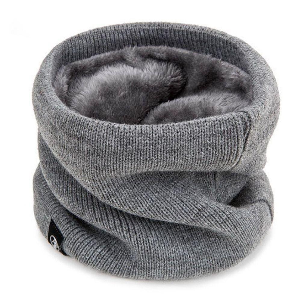 Neck Protection Winter Scarf Solid Color Neck Scarves Soft Neck Warmer Winter