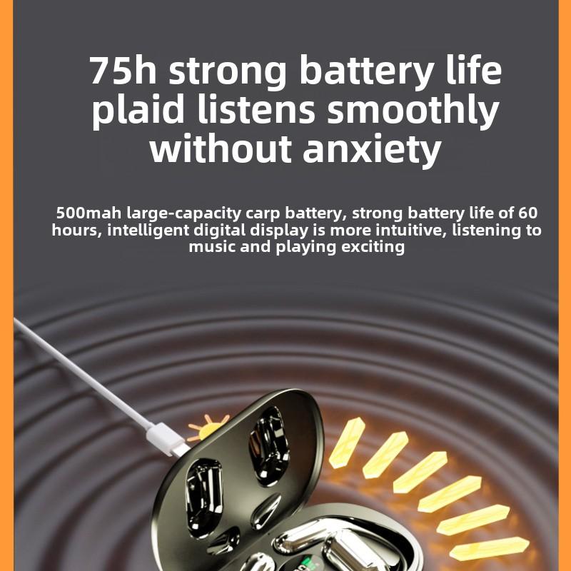 OWS Earless Bluetooth Headphones Wireless Ultra-long Life Noise-cancelling Earphone Sports Music Headphones