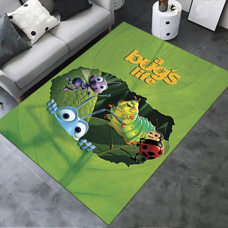 A Bug's Life Carpet Rug for Living Room Bedroom Home Sofa Decoration,Kids play Non-slip Floor Mat