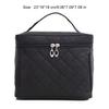 Makeup Bag Handle Dustproof Mirror Cosmetic Bags Square Soft Foldable Lightweight Toiletry Case Traveling Foundation