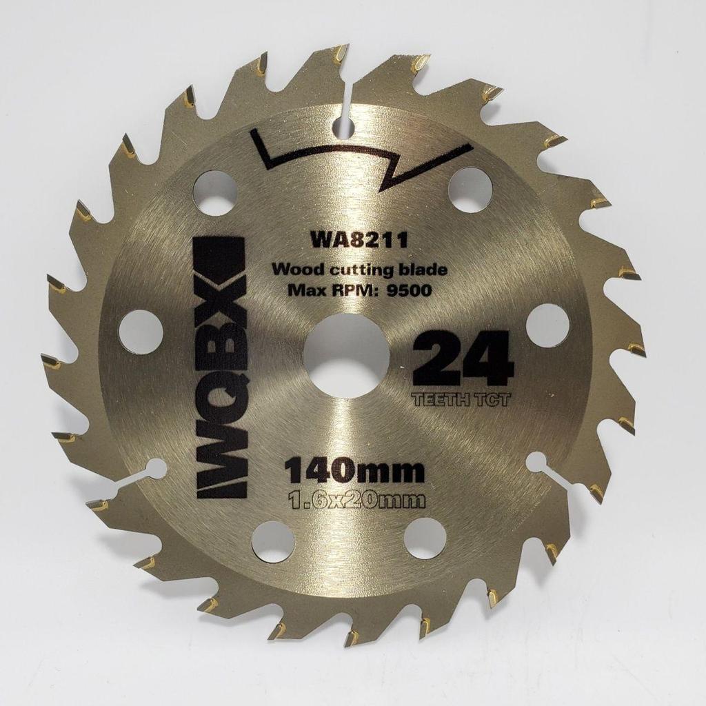 Universal 125mm/140mm Woodworking Circular Saw Blade (24 Teeth) for Lithium Battery Saws