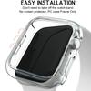 Apple Watch Kılıfı Kapağı 45mm 41mm 44mm 40mm 42mm 38mm 46 49 mm Aksesuarlar PC Koruyucu tampon iWatch Series 8 7 SE 6 5 4 3 9