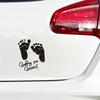 Baby Car Safty Sticker Baby on Board Car Safty Sticker Decal Black Night PET Reflective Stickers