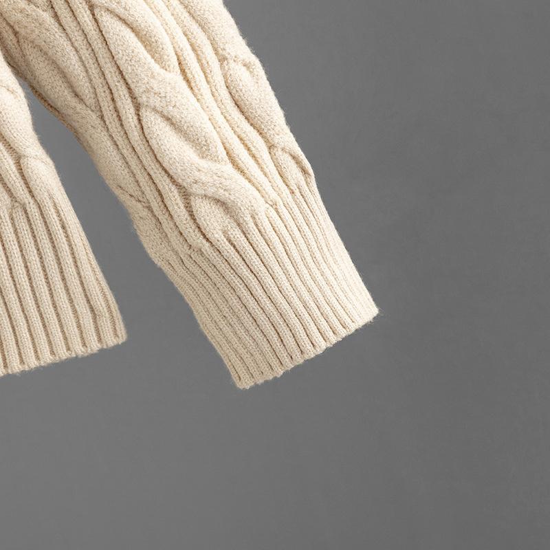 Women's Autumn And Winter Wide Leg Pants Sweater Two-Piece Set Women's V Neck Knitted Set