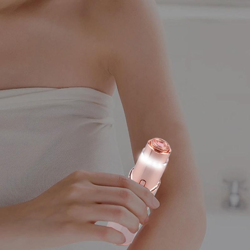 Painless Electric Face Shaver for Women Portable Hair Removal Device with Light Painless Hair Removal Home Use