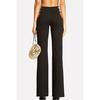 Women High Elasticity High Waist Cutout Strappy Casual Bell-Bottomed Pants