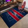 Patriots Team Spirit Area Rug for Office, Chair Rug, Decorative Carpet Livingroom Mat, Large Size Fan Gifts Christmas Gifts