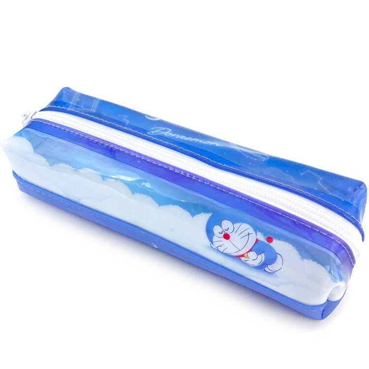 

Doraemon Clear Pencil Case Night Sky 2-Room