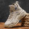 Autumn Men's High Boots  Comfortable Training Botas Mens Outdoor Waterproof Non-slip Desert Combat Boots Botas Para Hombre