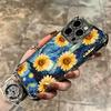 Starry Night Van Gogh Art Soft Phone Case For iPhone 15 16 17 Air 14 Pro Max 16E Plus 13 12 Mini Plating Anti-Fall Fundas