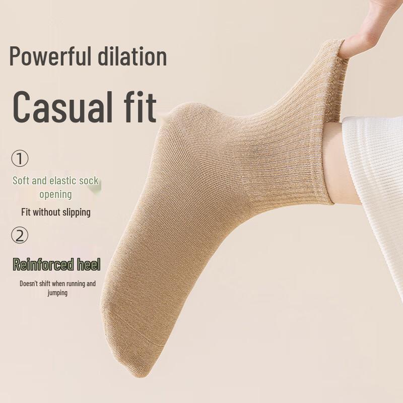 

Yalu Women s Mid-Calf Socks (10-Pair Pack) One Size