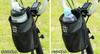 POTA BIKE Handlebar Center Pouch for Drink Organizer Brompton, Holder/Accessory (Black)