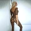Sexy fiskenett hult erotisk dameundertøy Beauty Open Gear Gratis senior uniformer i ett stykke