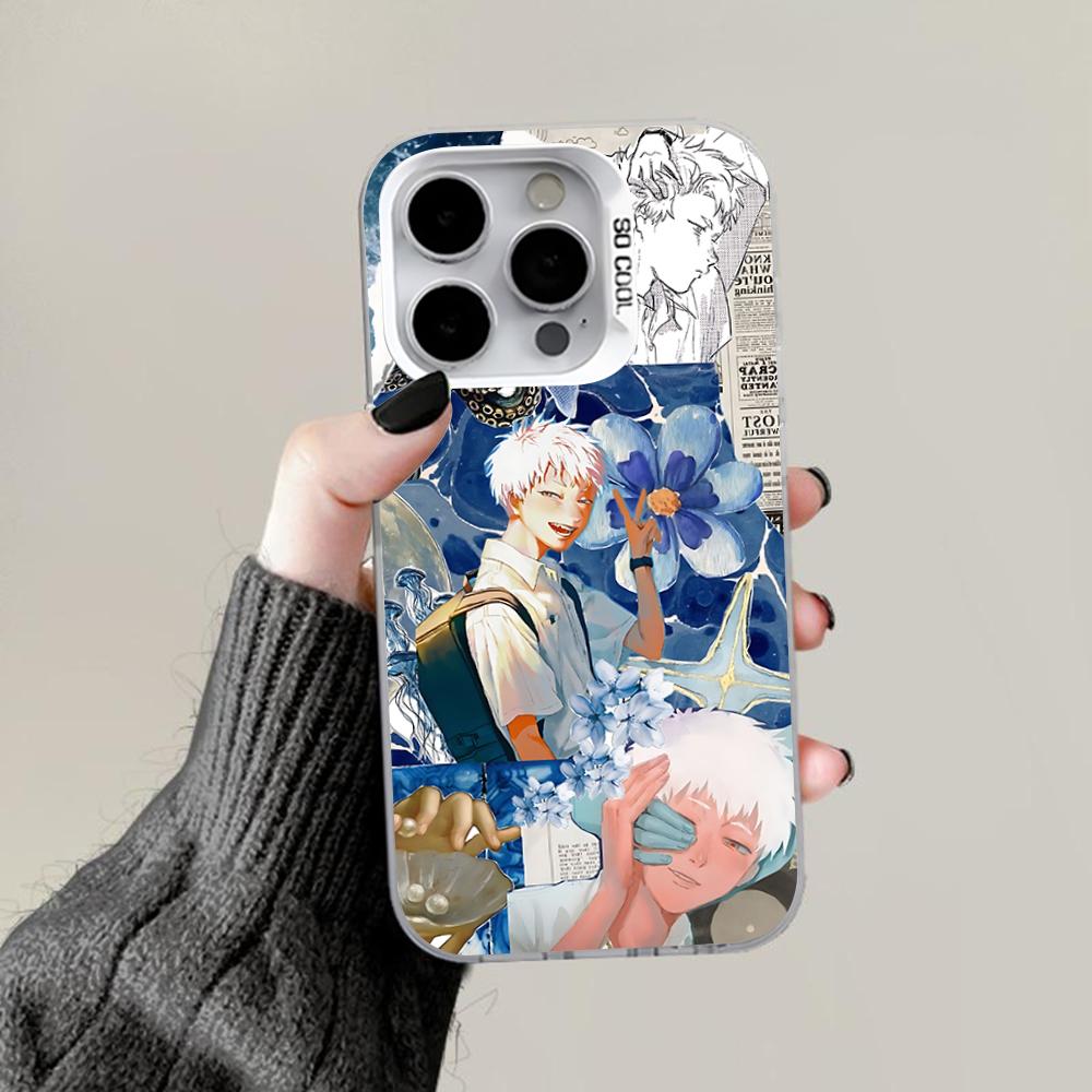 

The Summer Hikaru Died Phone Case For iPhone 16,15,14,13,12,11,Pro,Max,Plus,Mini,XS,SE Anti Fall Gray White Matte Hard Bumper iphone14plus