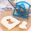 7pcs Set Kids Sandwich Cutter Bread Mold Random Color Sandwich Cutter Cute Shape - Perfect for Bento Lunch Boxes Accessories