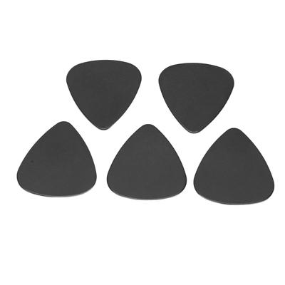 5Pezzi Plettri per Chitarra Acustica Folk PVC Accessori Strumenti Musicali Regali 0.71mm Nero