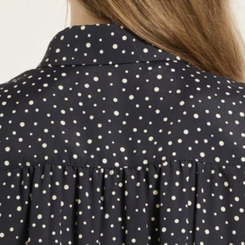 Bcbg Dot Collar Blouse B5f8b434