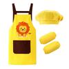 Arm Sleeve Painting Apron Cartoon Children's Bib New Chef's Uniform  Cooking