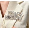 Diamond Butterfly Versatile Simple Brooch Flower Anti-light Pin Clothing Accessories Corsage