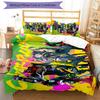 Cyberpunk 3pcs Bedding Set Duvet Cover Closure Includes 1 Duvet Cover & 2 Pillowcases for All Seasons Bedroom Home Dorm Decor