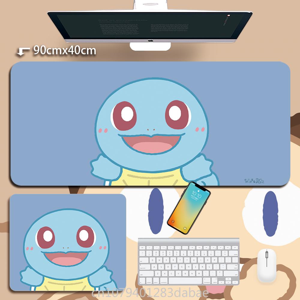 Quality Leather Pikachu Mouse Pad Pokémon Keyboard Pad Student Learning Writing Table Mat Waterproof Oil Resistant Tablecloth