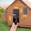 Automatic Chicken Coop Door Solar Powered, LCD Display Automatic Chicken Door with Timer Aluminum Alloy Chicken Door with Remote