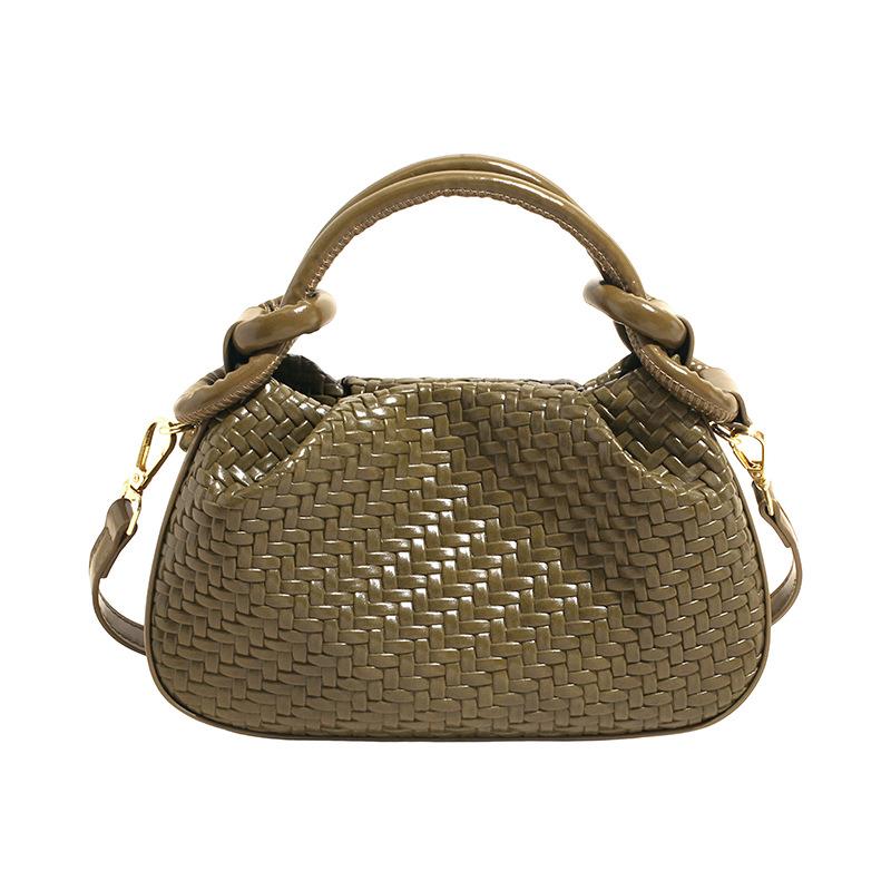 Handmade Woven Bag, Bucket Bag, Crossbody Bag for The Armpit, Commuter Shoulder Bag, Large Capacity Crossbody Bag