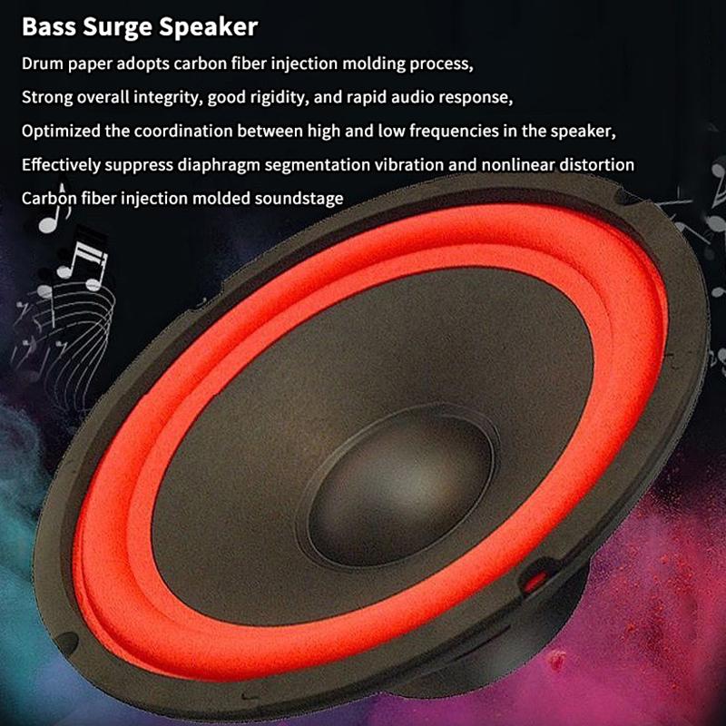 5/6/8/10 Inch Car Speakers Hifi Coaxial Subwoofer Music Full Range Frequency Car Stereo Speaker For Universal Car Home Audio