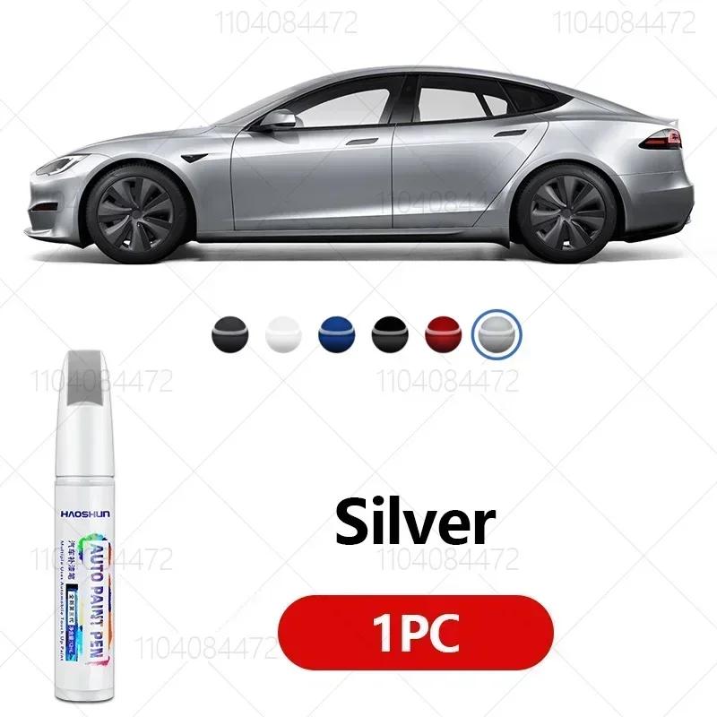 For Tesla Model S/Y/X/3 Car Scratch Paint Pen Deep Scratch Repair Removal White Black Red Silver Blue Grey Scratch Repair Spray