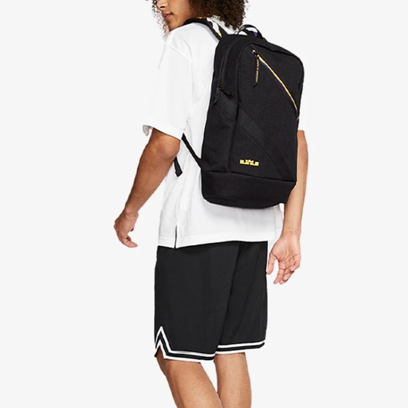 Nike Polyester Backpack Regular Unisex Black Casual