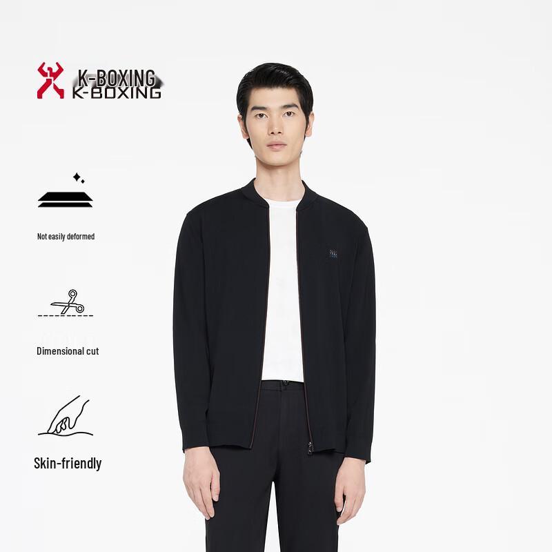 K-Boxing Men s Spring/Summer Casual Baseball Collar Jacket Sweater 175/L
