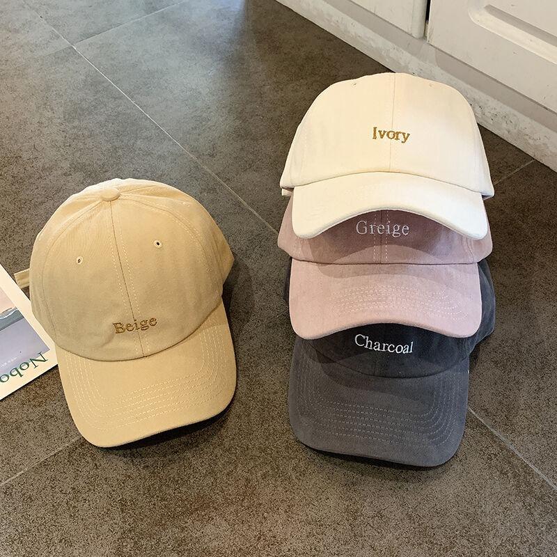 Hat Baseball hat Women's summer big head circumference thin trendy versatile niche trendy brand showing face small cap