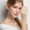 New Fashion Open Heart-Shaped Hollow Bracelet Women's Jewelry Zircon Exquisite Accessories Elegant Wrist Ornaments