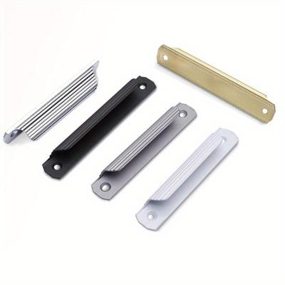 2PCS Sliding Door Handles Aluminum Alloy Pull Push Door Handle Window Wardrobe Balcony Door Handles Furniture Hardware